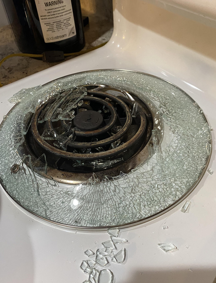 “Turned the wrong burner on by mistake.”