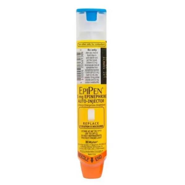 "If in a panic when administering an EpiPen, remember the rhyme: "Blue to the sky, orange to the thigh." For which end goes where so you don't accidentally inject yourself with the needle instead of the person needing the injection."