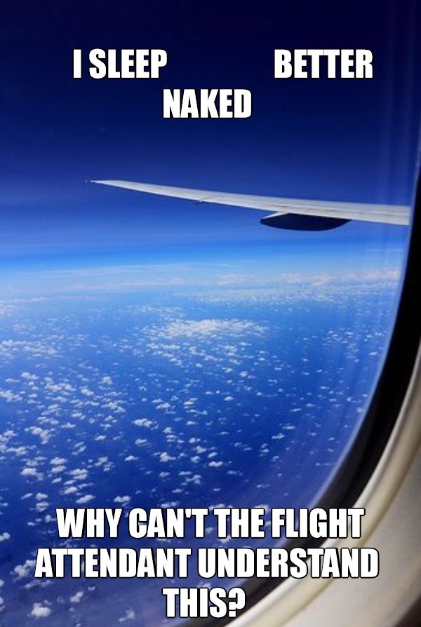 spicy memes - wwe referee - I Sleep Naked Better Why Can'T The Flight Attendant Understand This?