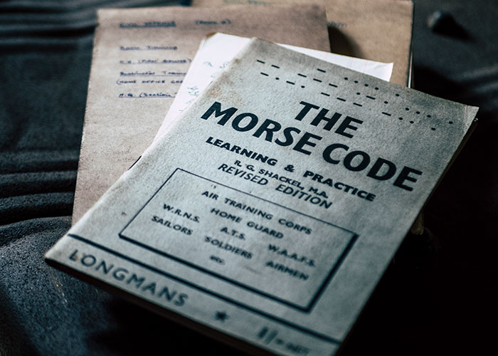 fuck you moments - history  - Morse code - Home Office W.R.N.S. Sailors Longmans 323 The Morse Code Learning & Practice Rg Shackel, M.A. Revised Edition Air Training Corps Home Guard A.T.S. Soldiers W.A.A.R.S Airmen