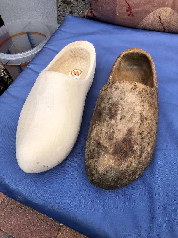 New clog vs old clog.