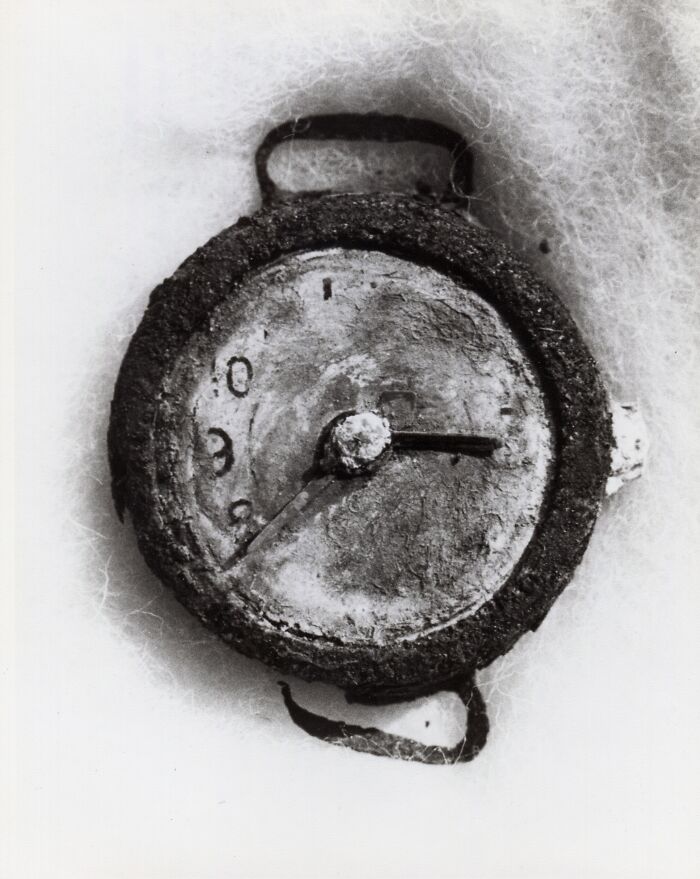 "A Watch Stopped At 08:15 AM Found In Hiroshima". August 1945