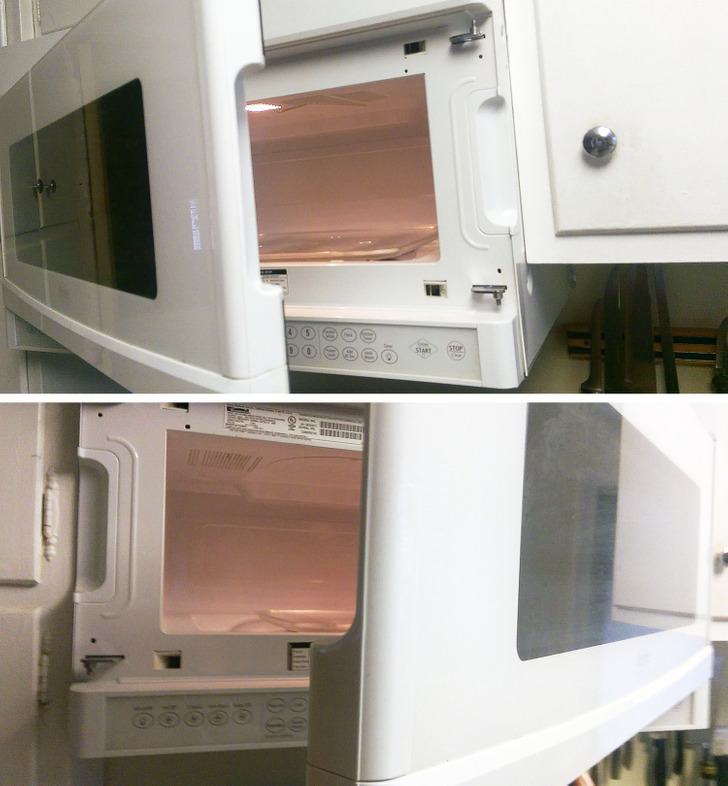 “My microwave can be opened from both sides.”