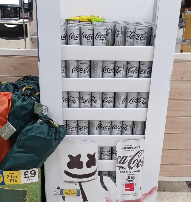 “Marshmallo’s Coca-Cola I found in my local Tesco today”