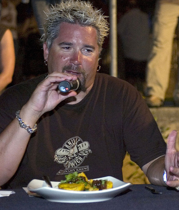 Guy Fieri.

Dude has donated millions to charity and done phenomenal things for the world but because he has spiked blond hair and is a meme people hate on him