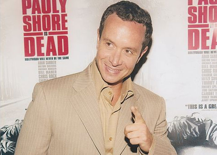 I was waiting tables at a nice restaurant when Pauley Shore came in and sat in my section with his entourage. I waited on him and at one point I had spilled some mustard on the table and Pauley said, "Duuude. You spilled the muuuuustard!" And yes, he was stoned off his gourd.