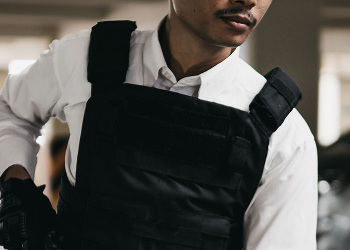 that in New Jersey, it is illegal for criminals to wear a bulletproof vest while committing a crime