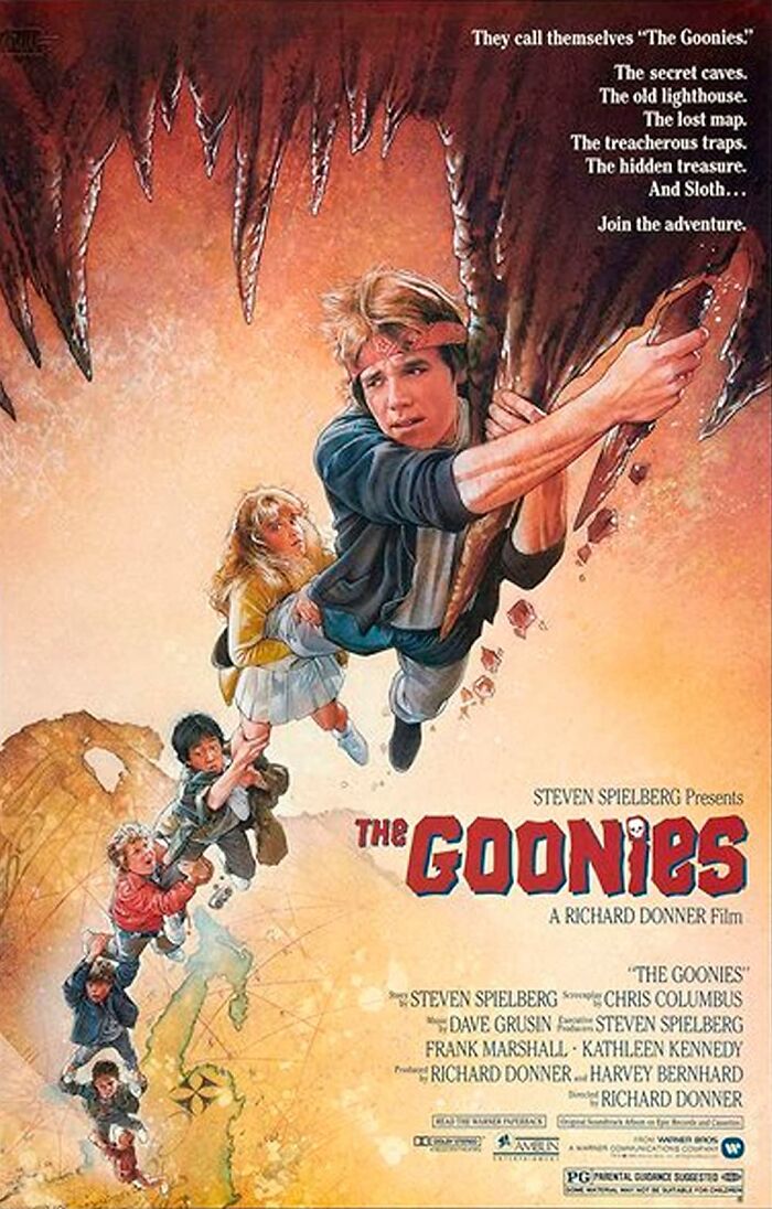 The Goonies go underground on the exact same day (Saturday, Oct. 26, 1985) as Marty travels back in time to 1955.