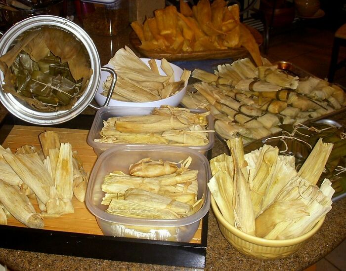 Tamales are one of the oldest dishes on earth still commonly eaten today.