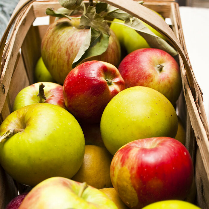 The earth's crust (which is too deep for humans to drill through, much deeper than the deepest ocean) compared to the rest of the planet is similar to the skin of an apple compared to the rest of the apple.