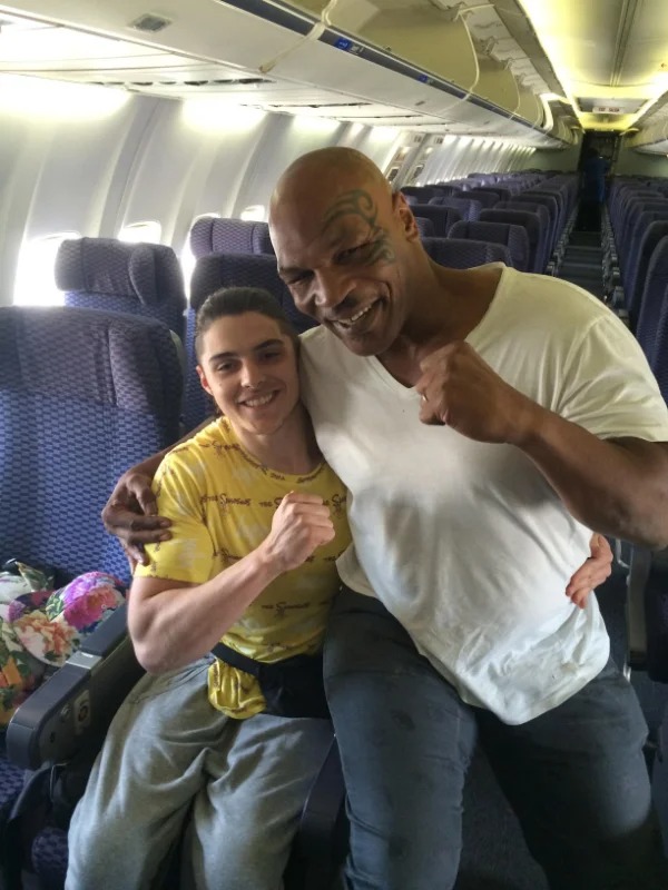 “In 2015 Mike Tyson was on the same commercial flight as me.”