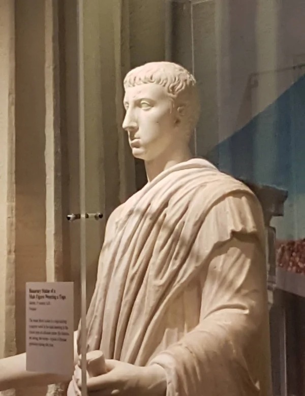 This Zuckerberg looking ancient statue.