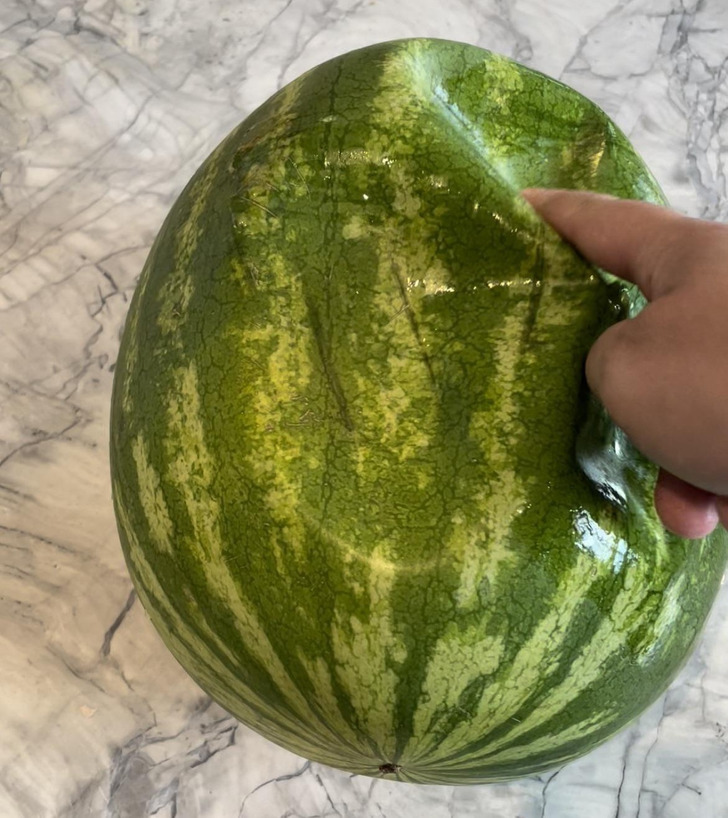 “Heard something dripping in the kitchen and found my watermelon had deflated.”