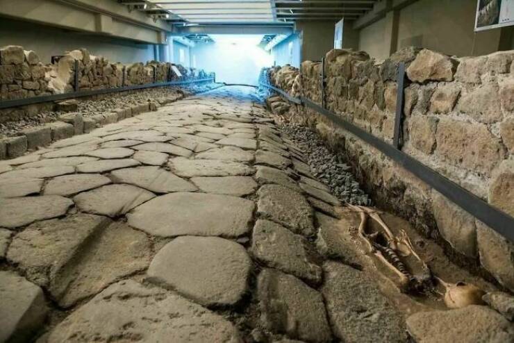 Archeological Wonders - mcdonalds roman road -