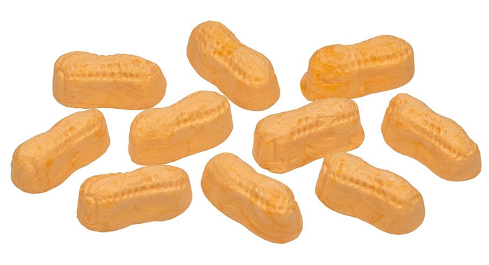 Circus peanuts are weird. Why would you shape them like peanuts if they taste like tainted bananas?