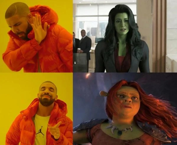 No She-Hulk slander here, but Shrek still holds up after all these years. 