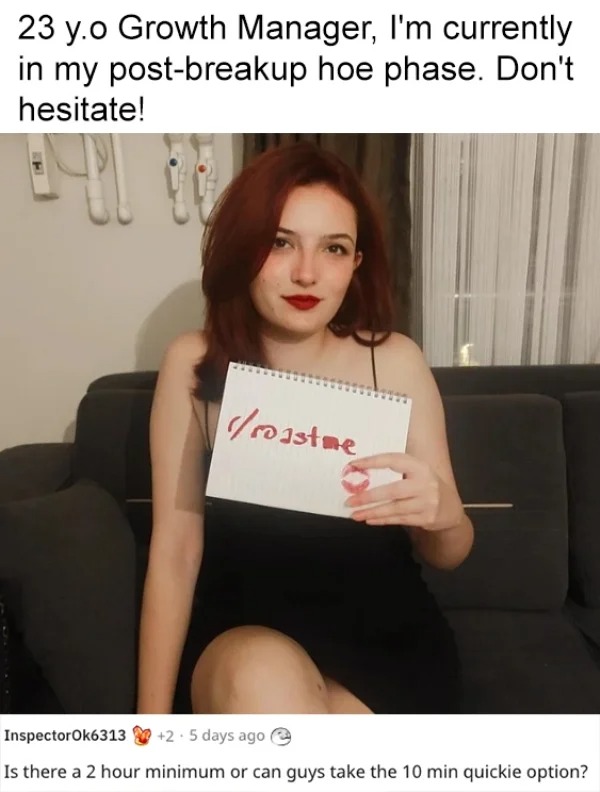 savage roasts - shoulder - 23 y.o Growth Manager, I'm currently in my postbreakup hoe phase. Don't hesitate! Ff roastme InspectorOk6313 2.5 days ago Is there a 2 hour minimum or can guys take the 10 min quickie option?