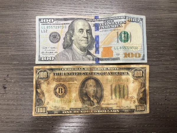 awesome finds - cool things people found - new 100 dollar bill - 100 Ha Federal Reservenote Ll 85572973 C L12 Plans pack Teatly F Geithans yang wyg for but th wing 100 100 2 B war One Hundred Doguark Zele United St Payerica Frdkralreserve Notk 100 The Uni
