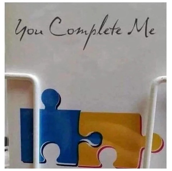 thirsty thursday memes -  hallmark you complete me puzzle card - You Complete Me ii.