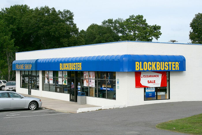 Going to blockbuster and hanging out at the mall
