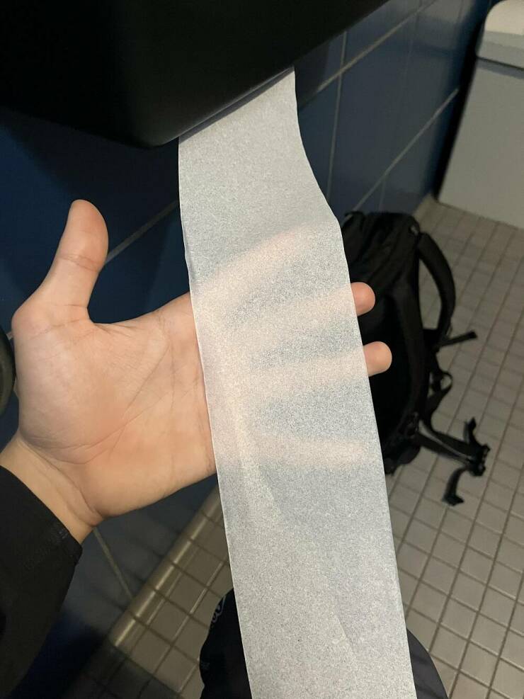 "The toilet paper at the university I pay $20k a year to go to."