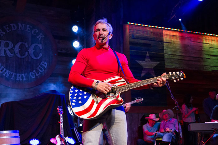 I once asked a country artist if they were going to attend his own show. It was Aaron Tippin. He just came from a celebrity baseball game and was still in the uniform. I was taking a side entrance to bring in some 12 packs of soda to the hotel room and him and I guess one of his crew held the door open for me. The grew member had a cowboy hat and the whole look going on. After thanking them, I casually asked if they were there for the concert. Aaron Tippin was walking away and heard me say it. He started laughing as he turned the corner. It then dawned on me and I asked his crew member if that was who I thought it was. He smiled and nodded. After the show I went and got his autograph and joked about it. TLDR: didn't recognize singer when they held a door open for me. Asked him and his buddy if they were there for his concert.