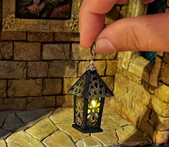 "My working miniature Candle lantern"