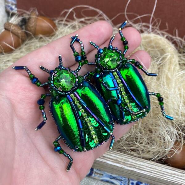 fascinating pics -  insect jewelry