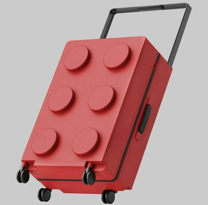 awesome desiigns - lego luggage -