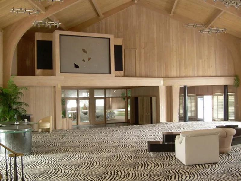 Huge TV in Mike Tyson’s abandoned mansion