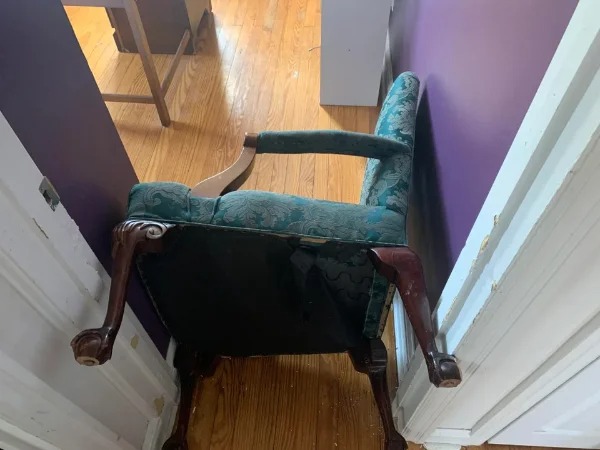 “Spent days trying to acquire this chair and it won’t fit in the room.”