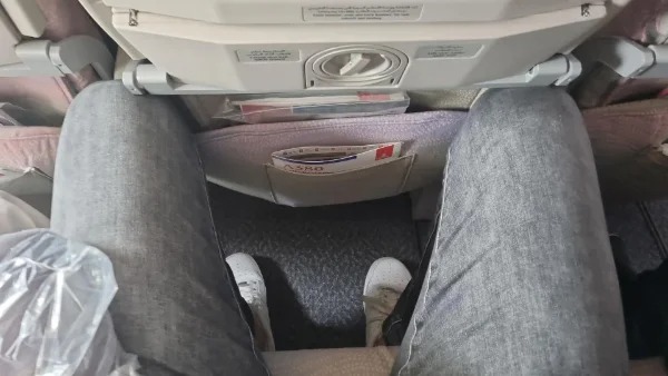 “The legroom for my 13 hour flight.”