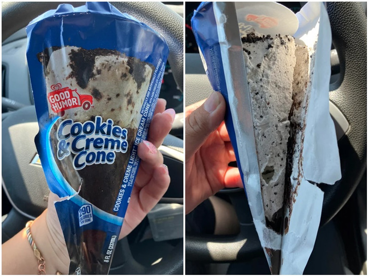 A cookie cone, minus the cone.