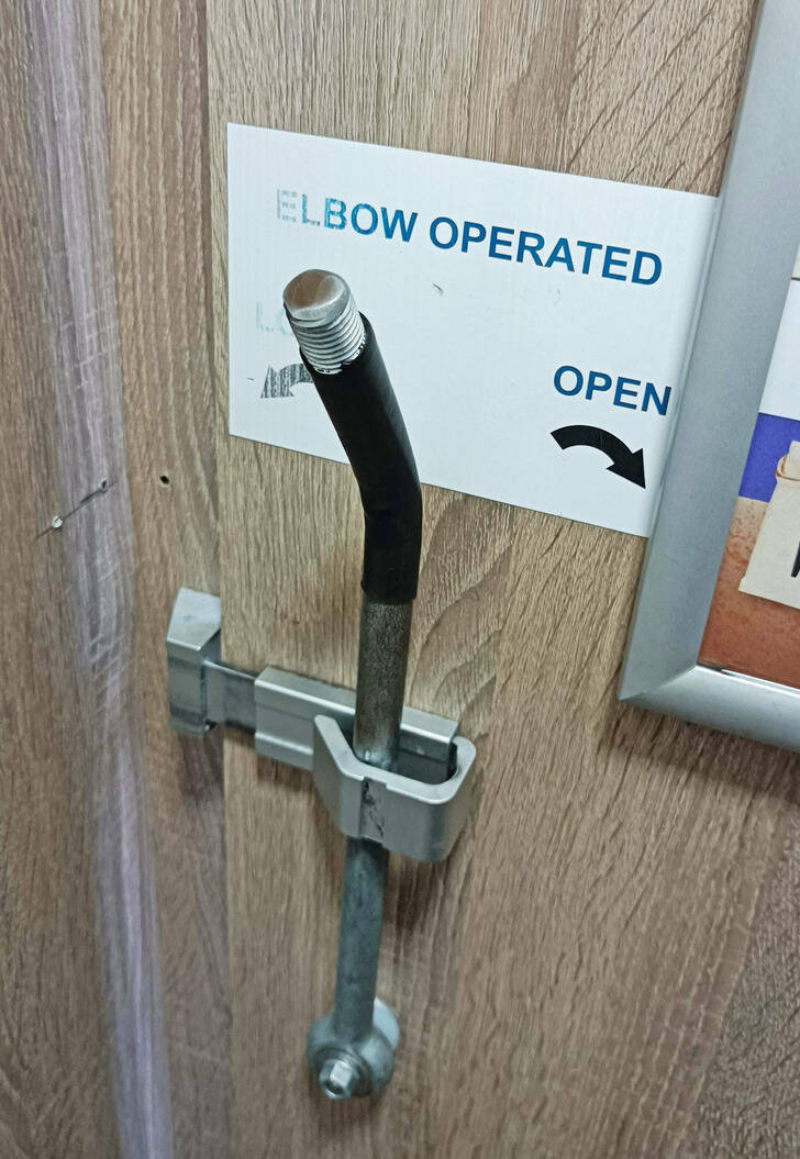 “The toilet cubicle door handles we all want”