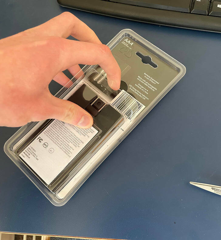 "This blister pack has a pull tab for easy opening. No more cutting your fingers on sharp plastic!"