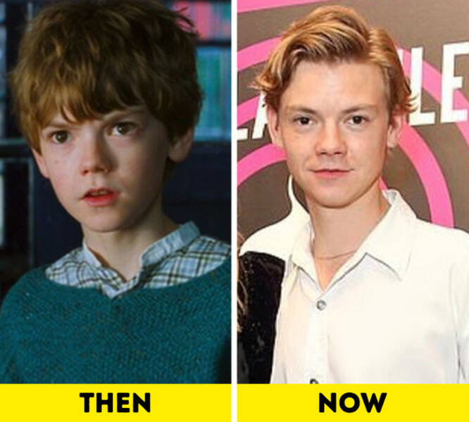 child actors then and now - Thomas Brodie-Sangster