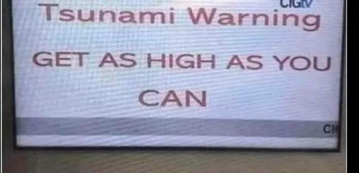 accidental comedy - Tsunami Warning Get As High As You Can Ch