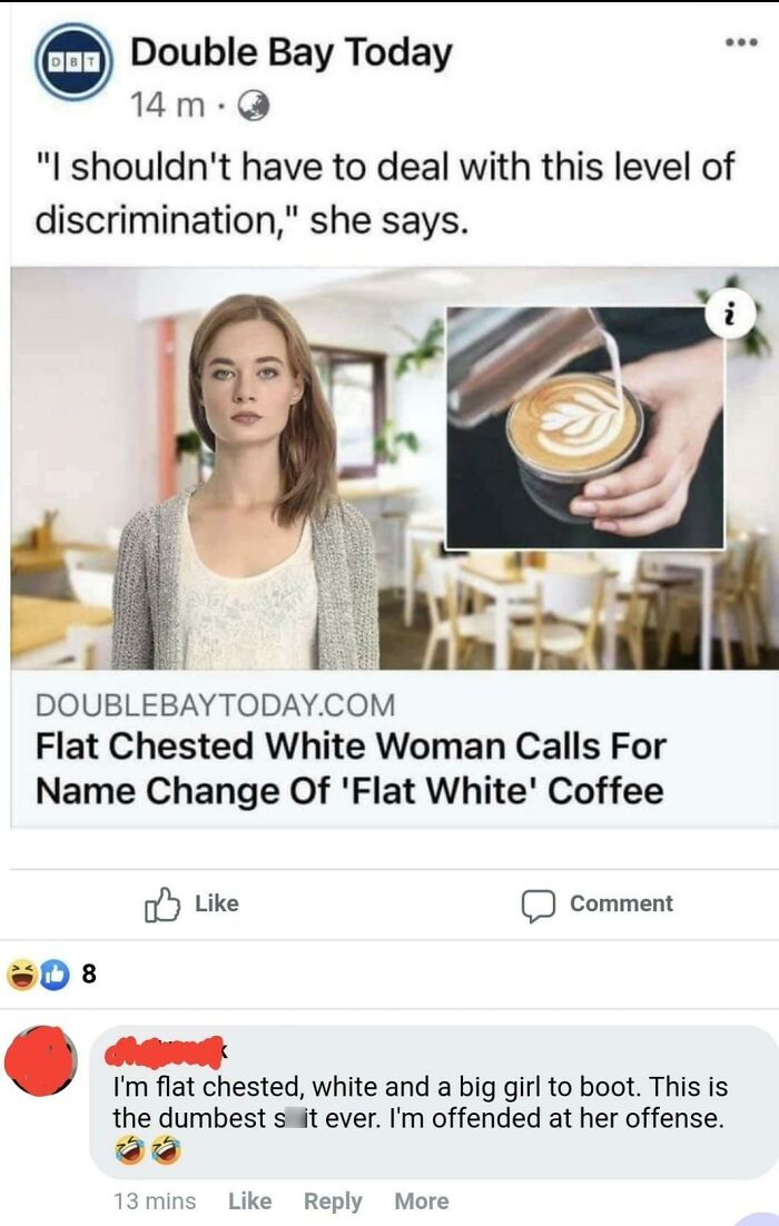 People who fell for fake news - flat white female - Double Bay Today