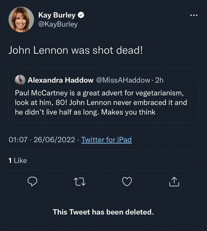 People who fell for fake news - John Lennon was shot dead!