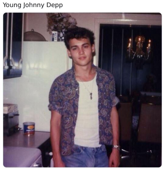 Fascinating historical pics - johnny depp high school - Young Johnny Depp Nint