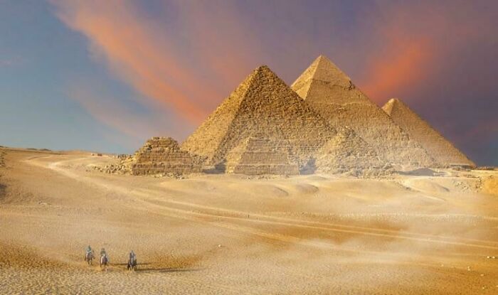 Interesting time comparisons - great pyramid of giza
