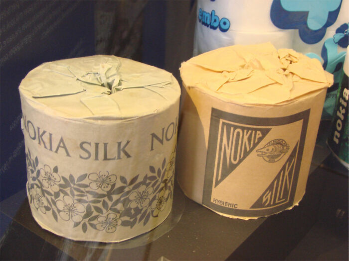 Interesting time comparisons - nokia toilet paper - abo Okia Silk No No Hygienic nokia