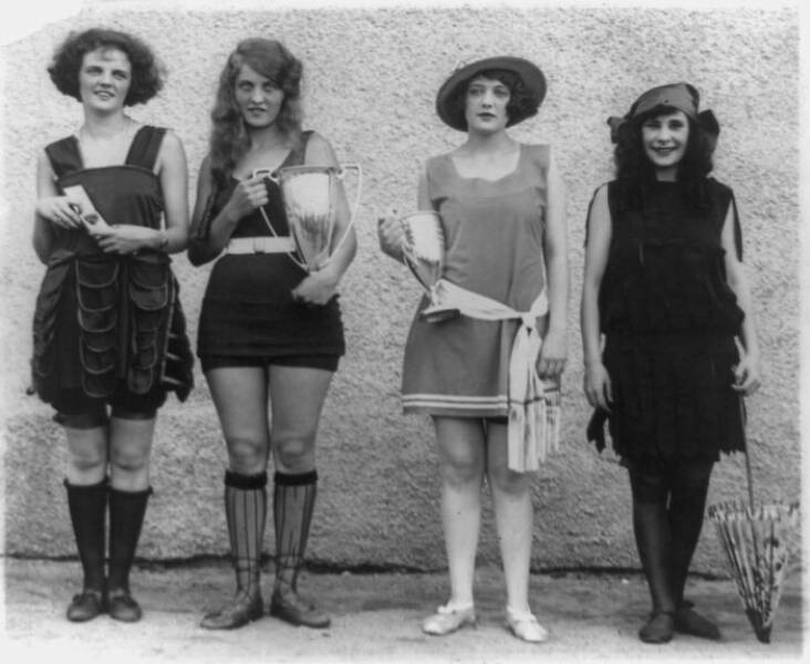 historical photos - - 1922 beauty contest winner