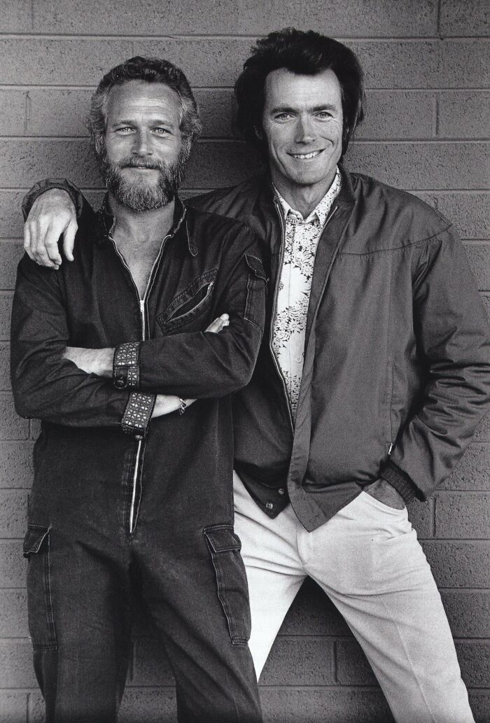 rare and fascinating celeb pics - paul newman e clint eastwood - Clady Force