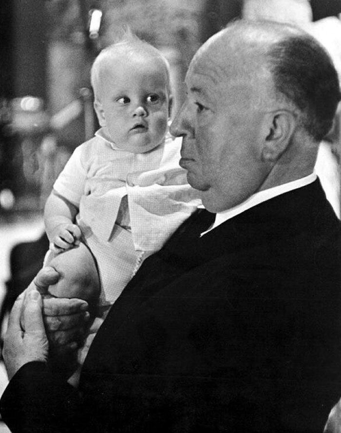 rare and fascinating celeb pics - alfred hitchcock baby