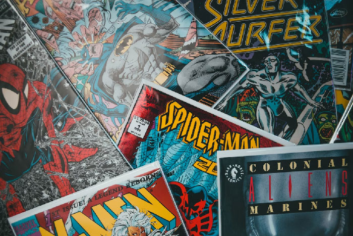 In the 1990s Marvel released their financial reports in comic book form. The comics featured characters like Spider-Man and The Incredible Hulk discussing revenue sources and future business plans.