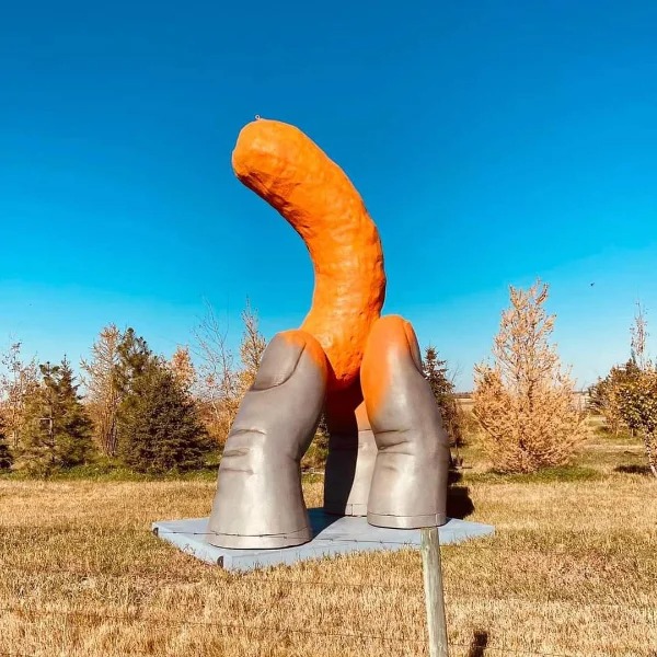 “My Province recently unveiled its new “World’s Largest” Cheeto.”