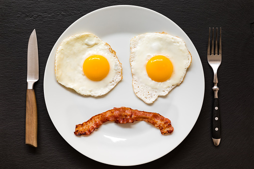 bacon egg smile