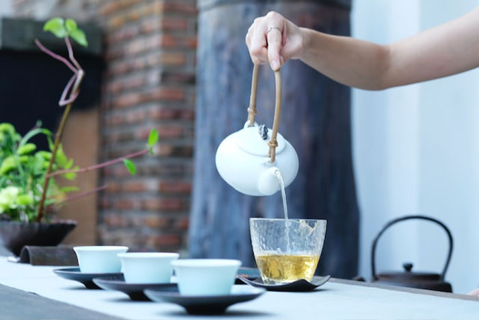 It's better to use water that's not quite boiling when you're making your tea.