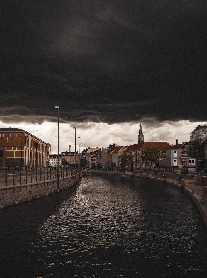 “Those clouds are no joke today.”